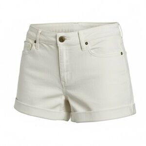 Cato White Denim Shorts Versitile Length Stretch Size 8 #244